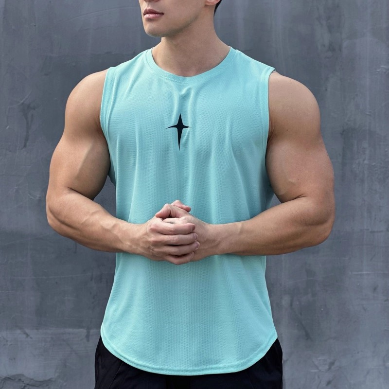 Undershirt Crew Neck - Rompi tanpa lengan musim panas, tank