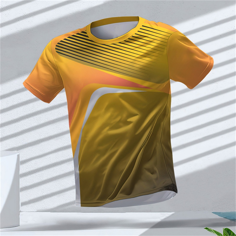 T Shirt Tight Fit - Kaus Olahraga Pria Lengan Pendek Cepat