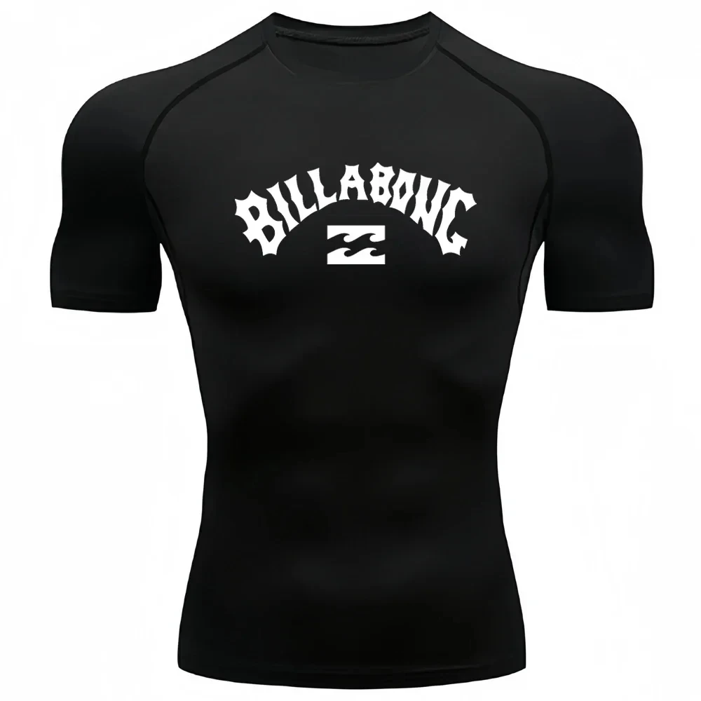 T Shirt Tight Fit - Celana Ketat Pelindung UV Pria Rashguard