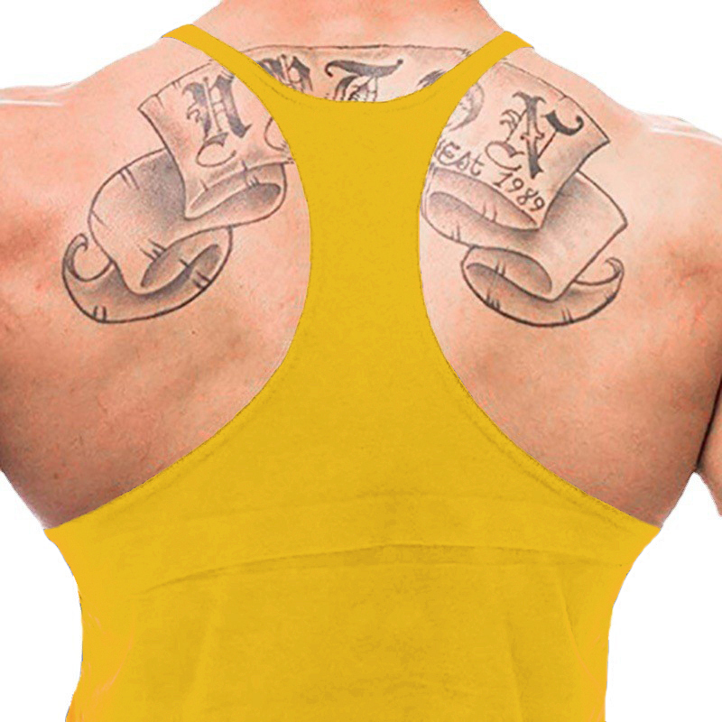 Kaus suspender Fitness Gym unt - Suspender Tank Top ulasan dan harga