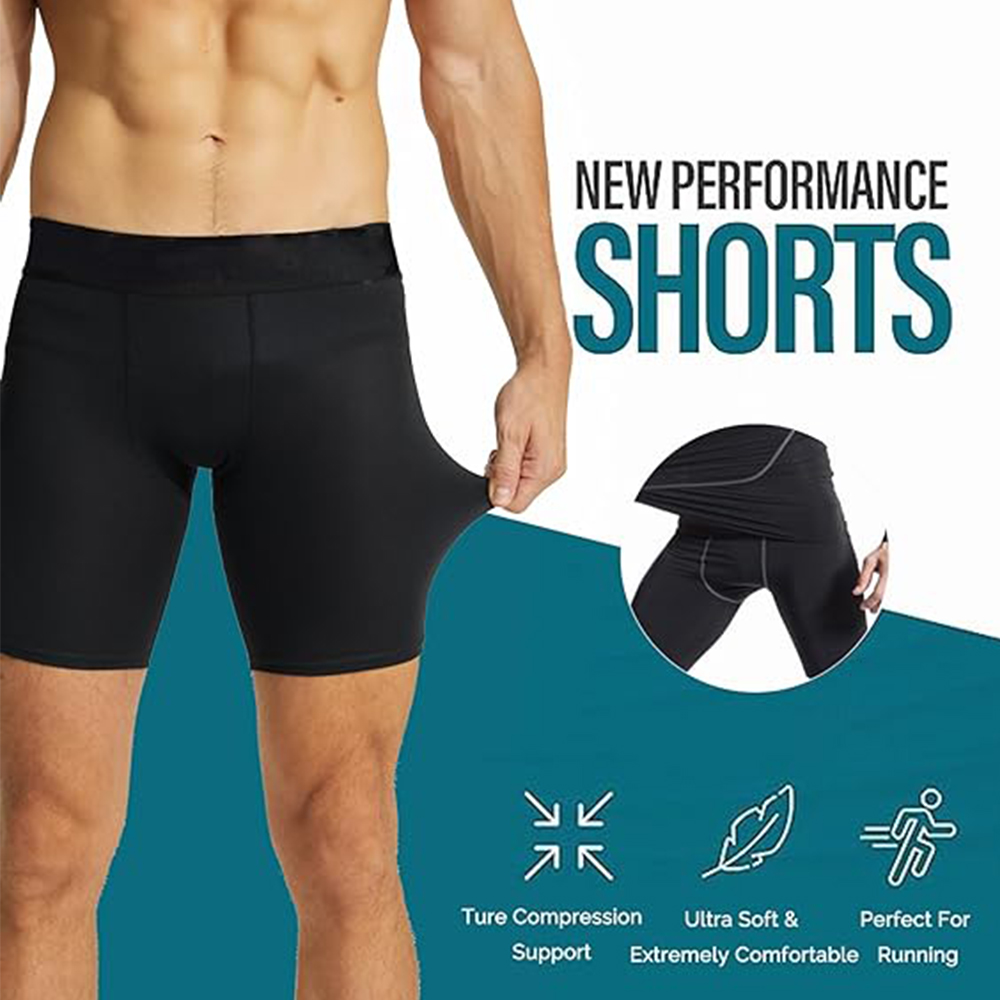 3 pak celana pendek kompresi u - Compression Shorts Athletes ulasan dan harga