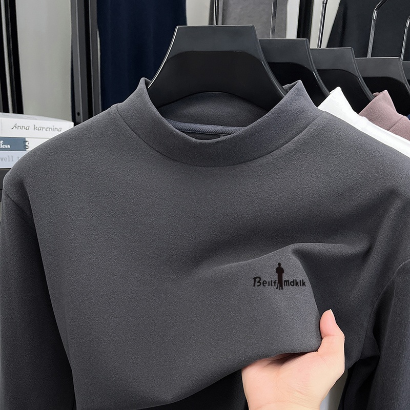 Kaos Pria Desainer Warna Solid - Base Layer Top ulasan dan harga