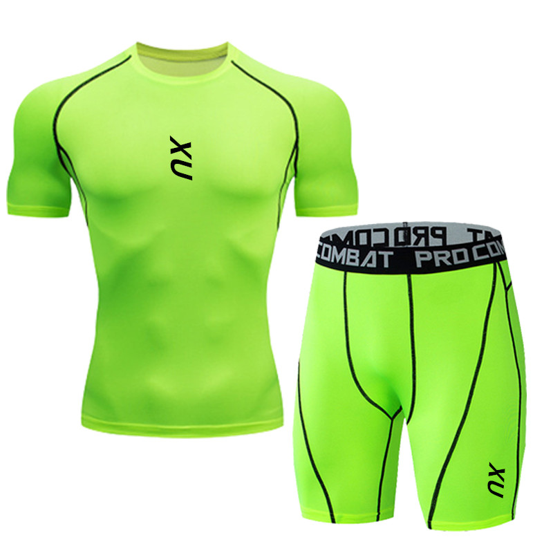 Kaos ketat lari pria baru, kao - T Shirt Tight Fit ulasan dan harga