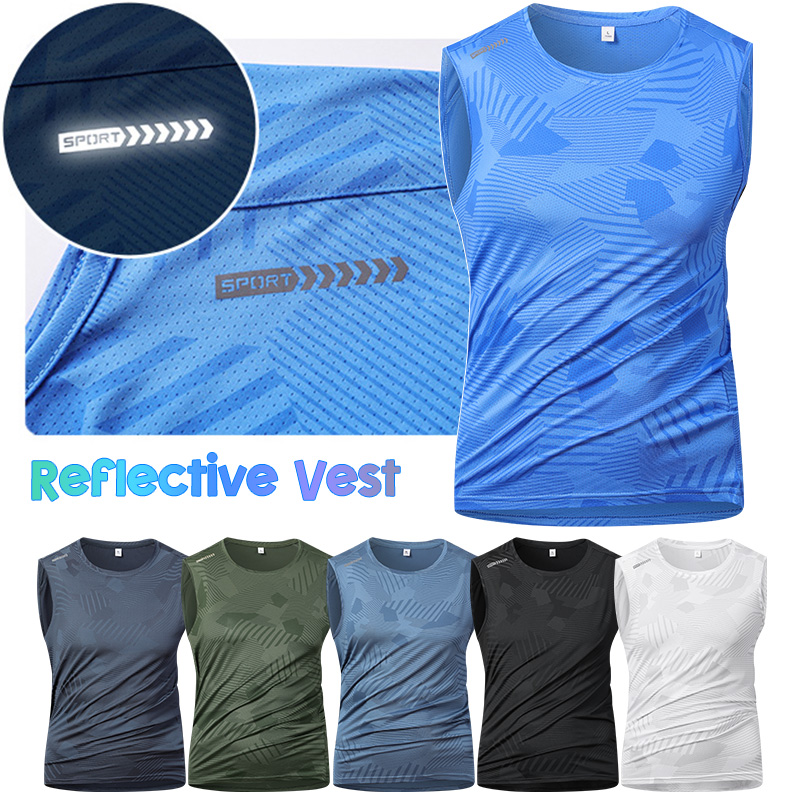 Rompi Reflektif Lari Pria, Bah - Sleeveless Undershirt ulasan dan harga