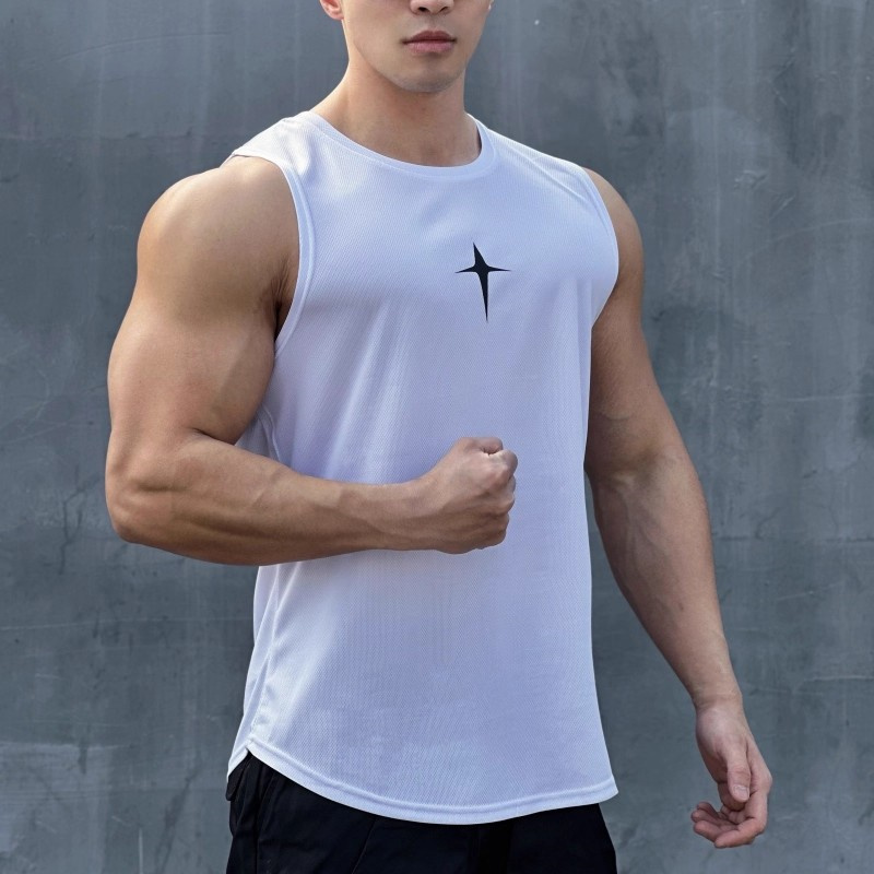 Rompi tanpa lengan musim panas - Undershirt Crew Neck ulasan dan harga