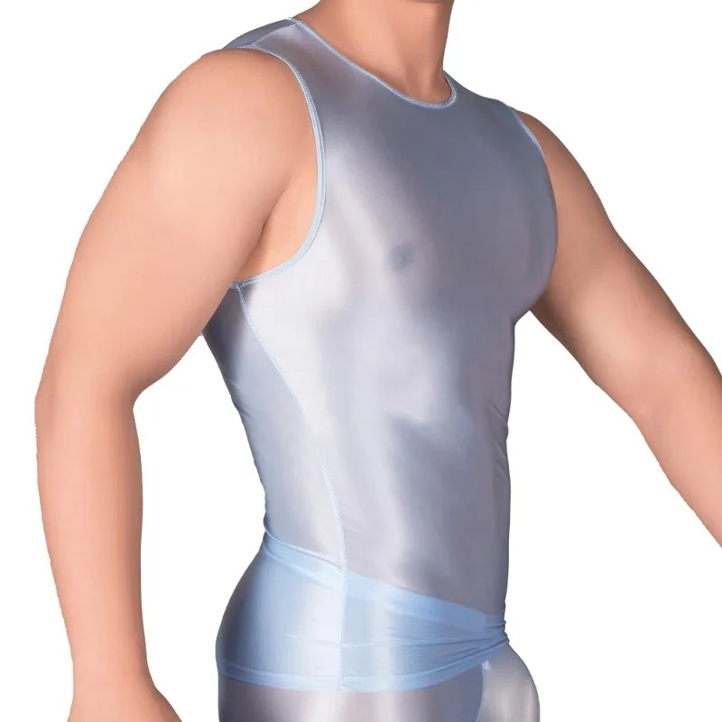 Kaos Tanpa Lengan Slim Fit Pri - Sleeveless Undershirt ulasan dan harga