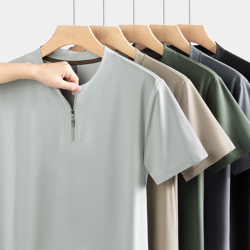 Kaos Henley Pria Ukuran Besar  - T Shirt Tight Fit ulasan dan harga