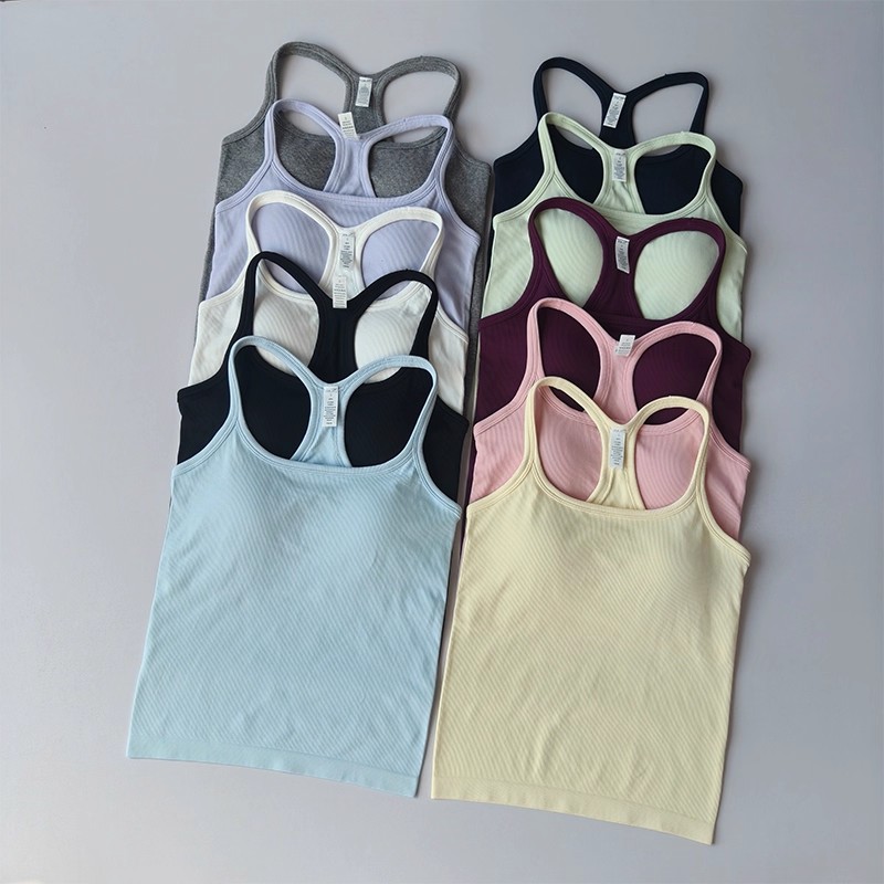 Kaos Tank Top Yoga Wanita Musi - Tank Top Ribbed ulasan dan harga