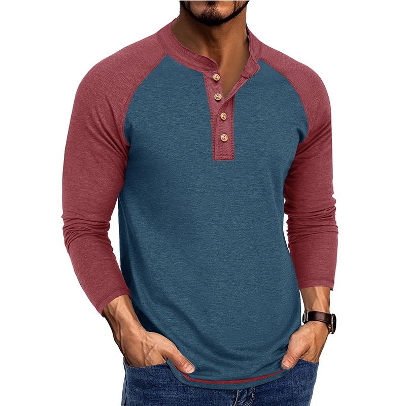 Kaos Henley Lengan Panjang Pri - Base Layer Top ulasan dan harga