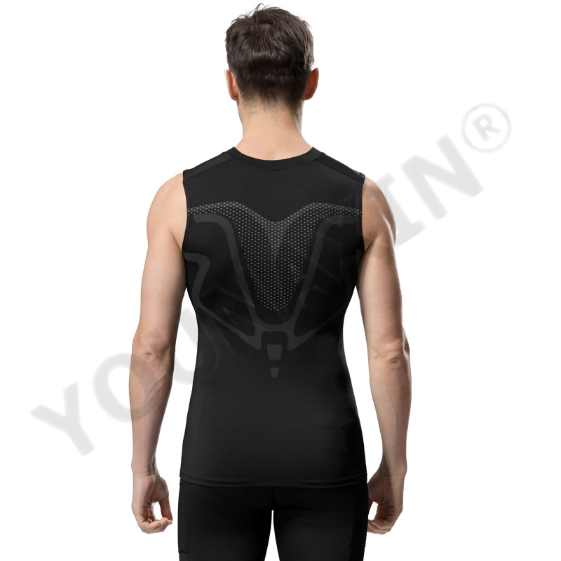 3 Buah Kaus Tanpa Lengan Pria  - T Shirt Tight Fit ulasan dan harga